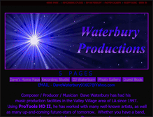 Tablet Screenshot of davewaterbury.net